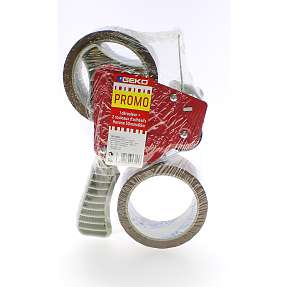 GEKO dispenser med 2-pak tape 66 meter