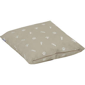 Hoppekids Pets pude - sandfarvet med poter