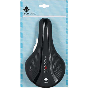 SCO juniorsadel - sort