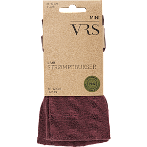 VRS baby strømpebukser str. 1-2 år - bordeaux