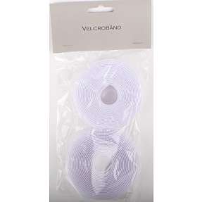 Velcrobånd 3m - hvid