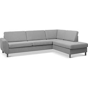 Madrid Nordic højrevendt open-end sofa - lysegrå