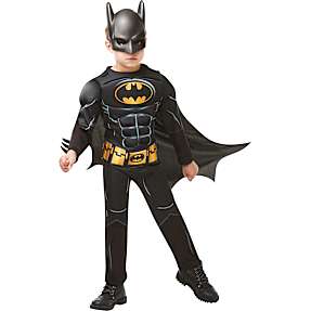 Batman Deluxe kostume med maske - 104 cm