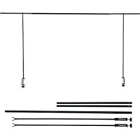 Lotte dekorationsstang til spisebord - sort