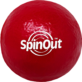 SpinOut høvdingebold 17,78 cm - rød