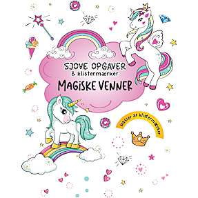 Sjove opgaver med stickers - magiske venner