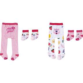 Baby Born tights og sokker - flere varianter - assorteret