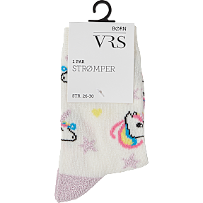VRS børne strømper str. 26/30 - beige