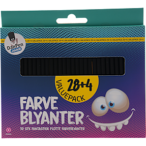 Danpen junior farveblyanter 32-pak