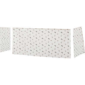 Hoppekids Pets forhæng til halvhøj- og køjeseng 90x200 cm - Pristine