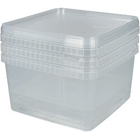 Condibøtter m. låg 3-pak (3000ml)