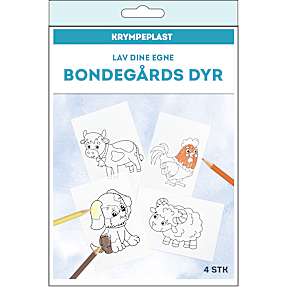 Krympeplast ark - bondegårdsdyr