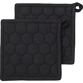 Salling grydelapper 2-pak - sort