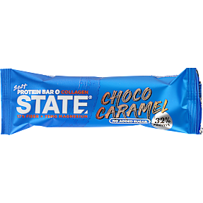 Proteinbar m. chokolade- og karamelsmag