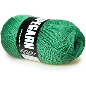 BUMBO Uldblanding Strømpegarn - Grøn 2032
