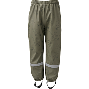 Basecamp børne regnbukser str. 128 - grøn