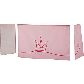 Hoppekids Princess forhæng til halvhøj- og køjeseng 70x160 cm