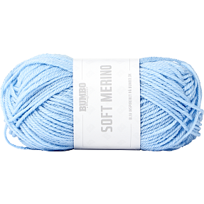 BUMBO Soft Merino Fine Uldgarn - Pastel blå 1130