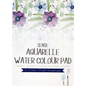 Sense akvarelblok A5 20 blade
