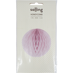 Salling honeycomb Ø: 15 cm - Lyserød