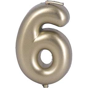 Salling kagelys "6" - Guld