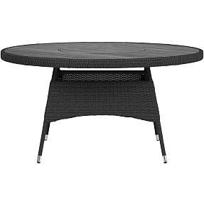Serena havebord med drejeskive - sort