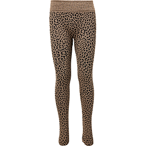 VRS børne termo leggings str. 110/116 - brun