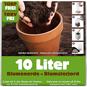 Popup blomsterjord - 10 liter