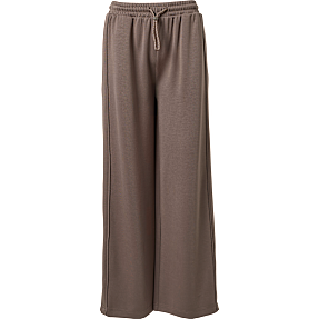 VRS dame wide sweatbukser str. S - brun