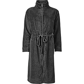 VRS dame fleece morgenkåbe str. L/XL - sort