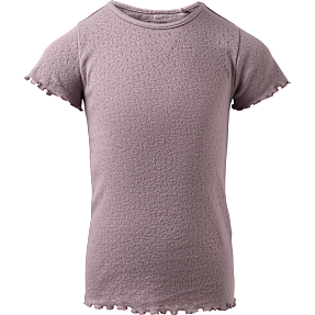 VRS børne T-shirt str. 122/128 - lilla