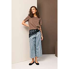 VRS dame T-shirt str. L - brun