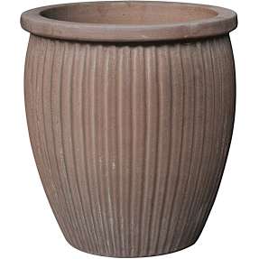 Alba krukke Ø17 H19 - chocolate