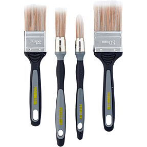 Probuilder penselsæt softgrip 4 stk.
