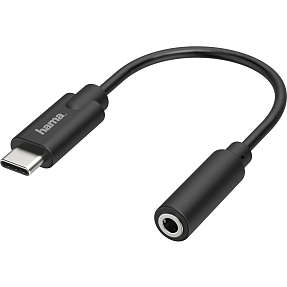 Hama audioadapter USB-C 3,5 mm Jack Stereo