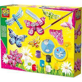 SES Creative støbnings- og malesæt - sommerfugl