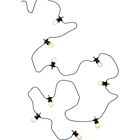 Tiffany LED lyskæde med 10 lys