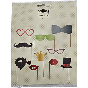 Salling selfiesæt 12 dele - assorteret