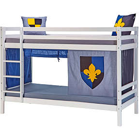 Spiloppe køjeseng 90x200 cm - hvid og blå