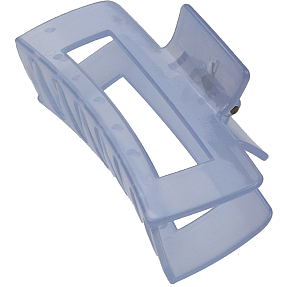 CBYH dame firkantet hårklemme - lyseblå