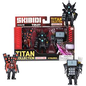 Skibidi toilet Titan 3-pak