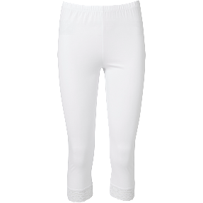 VRS dame leggings capri str. S - hvid