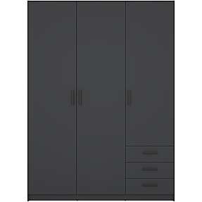 Sprint garderobeskab - mat grå