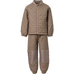 VRS børne termosæt str. 122 - beige