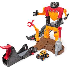Monster Jam 1:64 Smash & Bash Smashbot legesæt