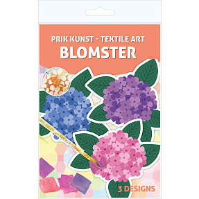 Prik kunst blomst 3-pak