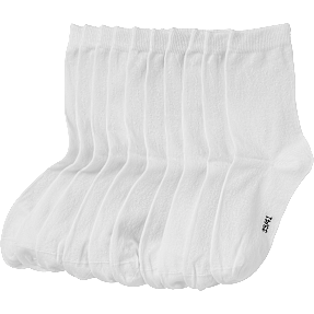 VRS dame 10-pak strømper str. 35/38 - hvid