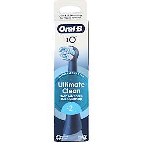 Oral-B iO UClean Tandbørstehoveder 2-pak - Sort