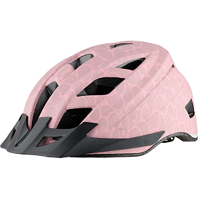 SCO cykelhjelm med lys - rosa