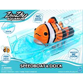 Zhu zhu aquarium speedbåd & dok